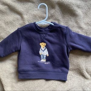 Ralph Lauren Baby Sweaters. Navy & White both 6months.Red & Pajama both 9 Months